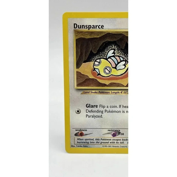 Dunsparce 54/75 Neo Discovery Unlimited Non Holo Vintage 2001 Pokemon Card LP - Picture 2 of 6